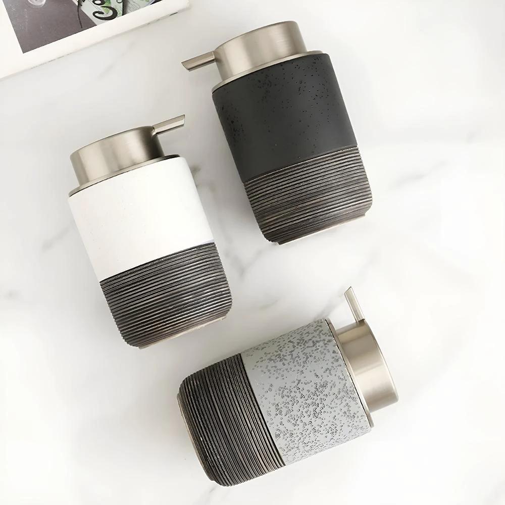 Minimalist Ceramic Soap Dispenser by Casa & Beyond