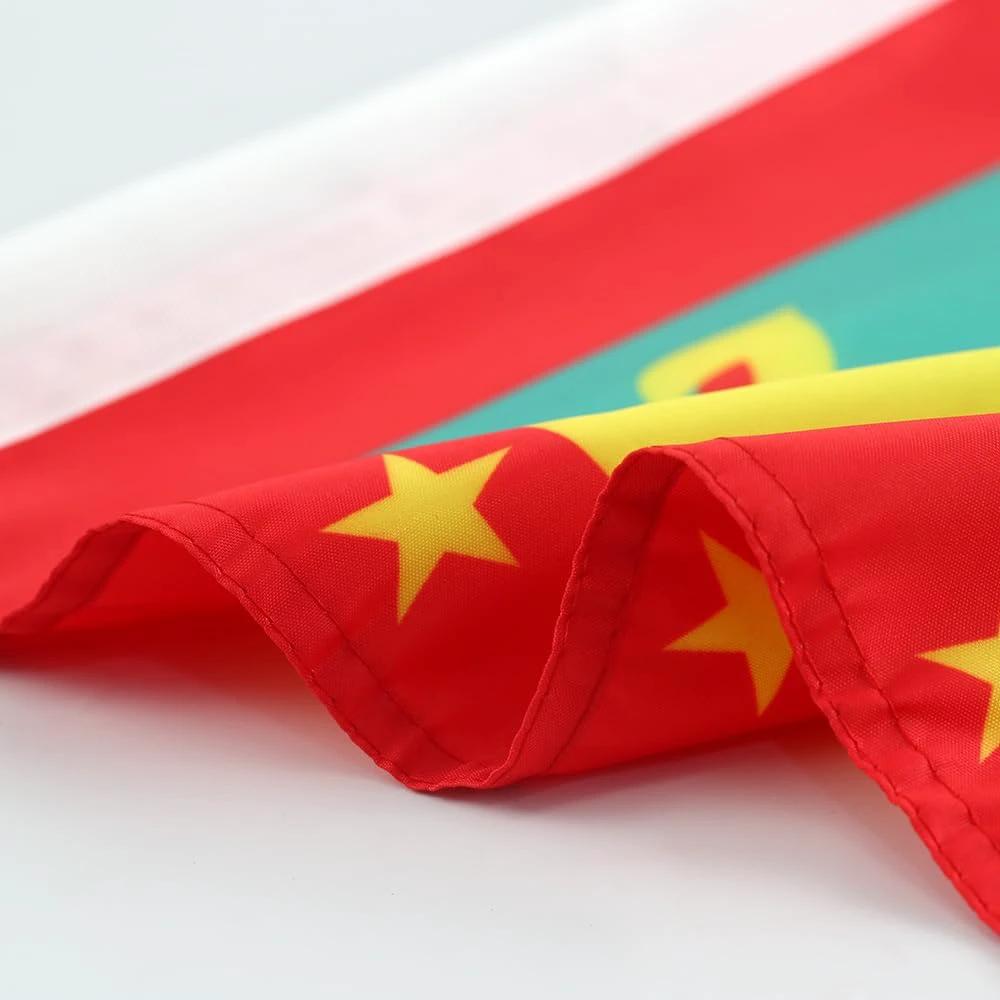 Grenada Flag Car Window Flag of Grenada 11X18 Inch(28x46cm) 100% Polyester, Strong White Flagpole by flagsshop