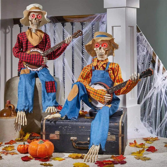 Animated Duel Banjo Skeletons S DrôLes by Bowlift