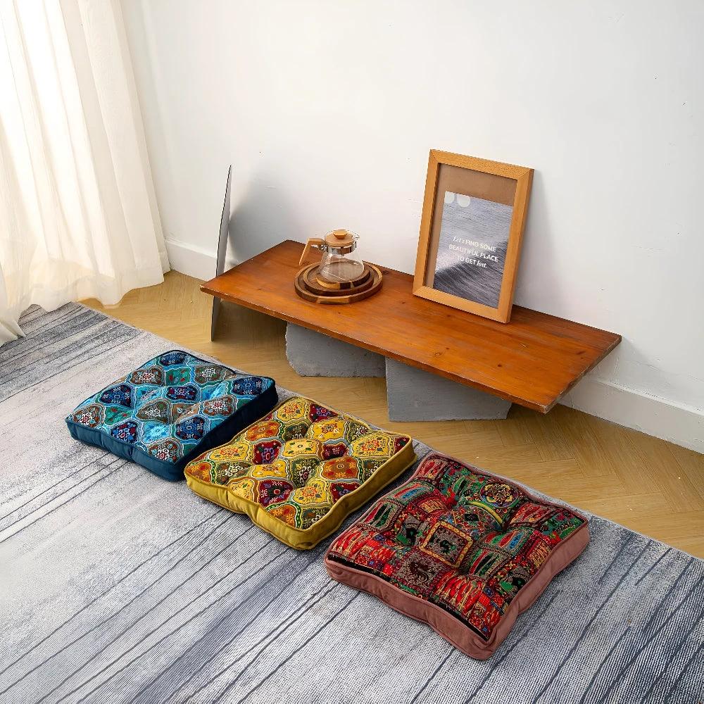 Moroccan Inspired Tie-Strap Cushion by Casa & Beyond