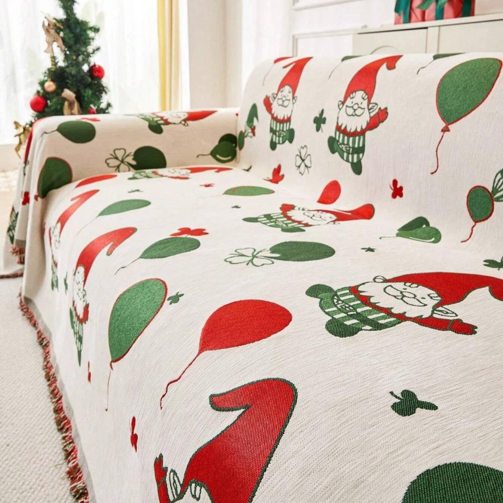 Jolly Gnome Christmas Sofa Cover by Casa & Beyond