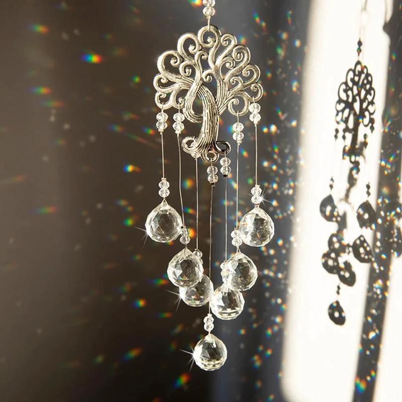 Sun Catcher Tree World Made of Crystal by Bowlift