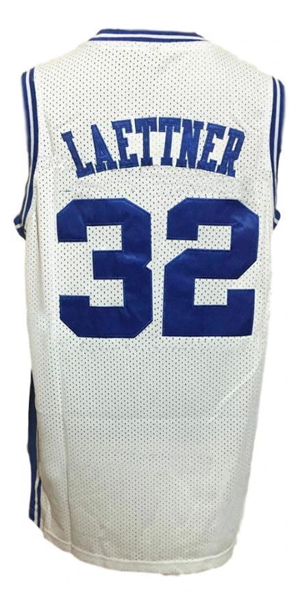 Christian Laettner Jersey #32 Duke College Basketball Sewn White by My store basketball