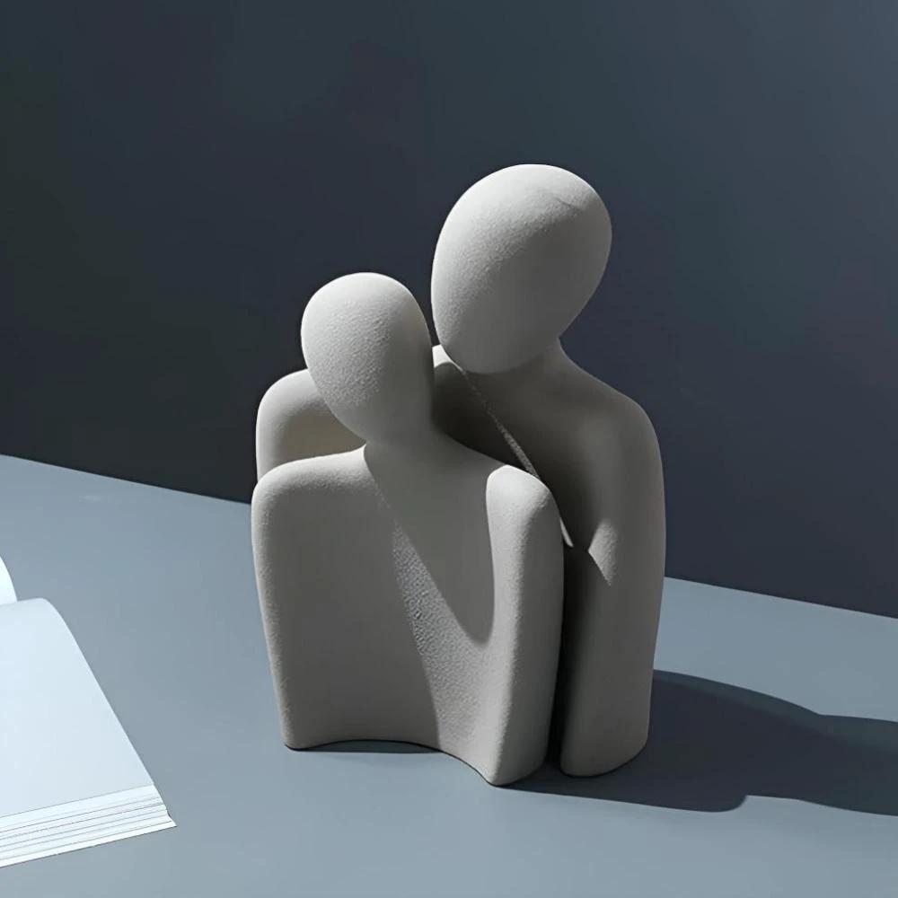 Romantic Couple Ceramic Sculpture by Casa & Beyond