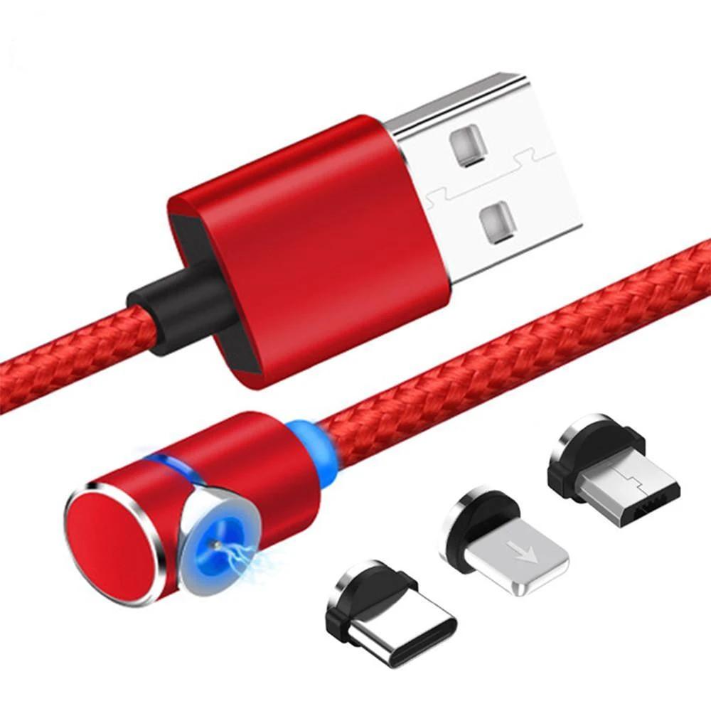 3 In 1 Magnetic Usb Charging Cable With Led Light by Bowlift