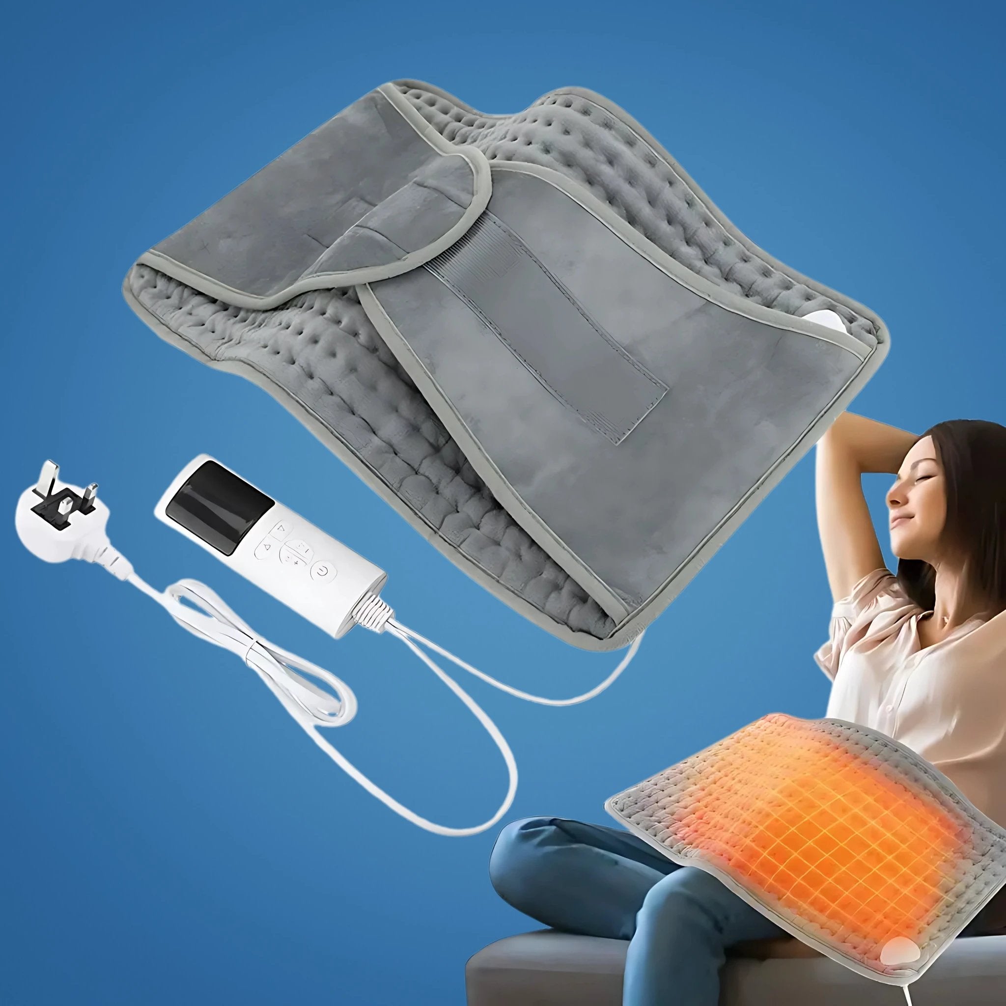 ThermaEase | Portable Heating Pad – Adjustable Heat – Targeted Relief for Muscle & Joint Pain – Cramps – Stress Bowlift by Bowlift