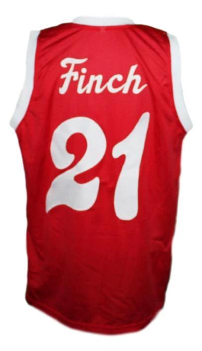 Larry Finch Jersey #21 Memphis Sounds Aba Basketball Red by My store basketball
