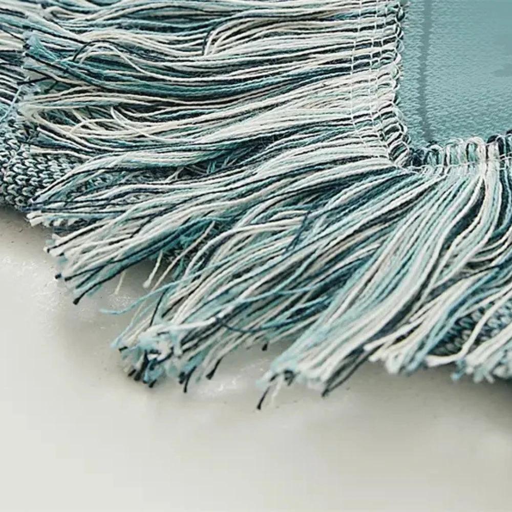 Azura Boho Geometric Knit Blanket by Casa & Beyond
