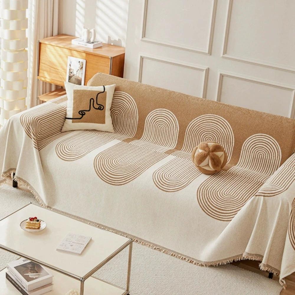 Lyra Chenille Sofa Cover by Casa & Beyond