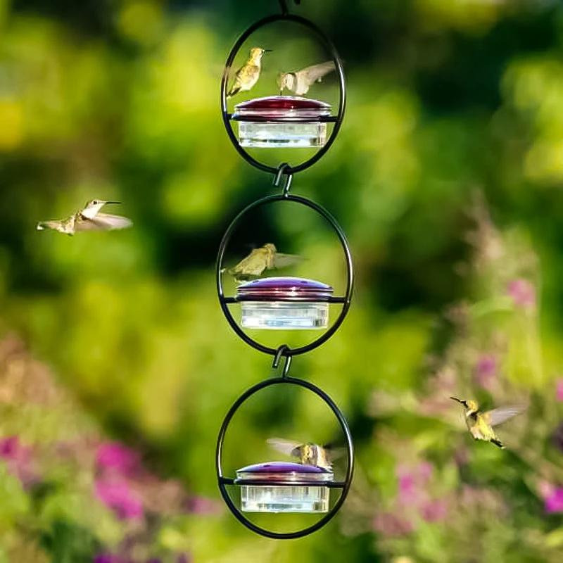 Simple Hummingbird Water Dispenser Made of Metal by BowLift