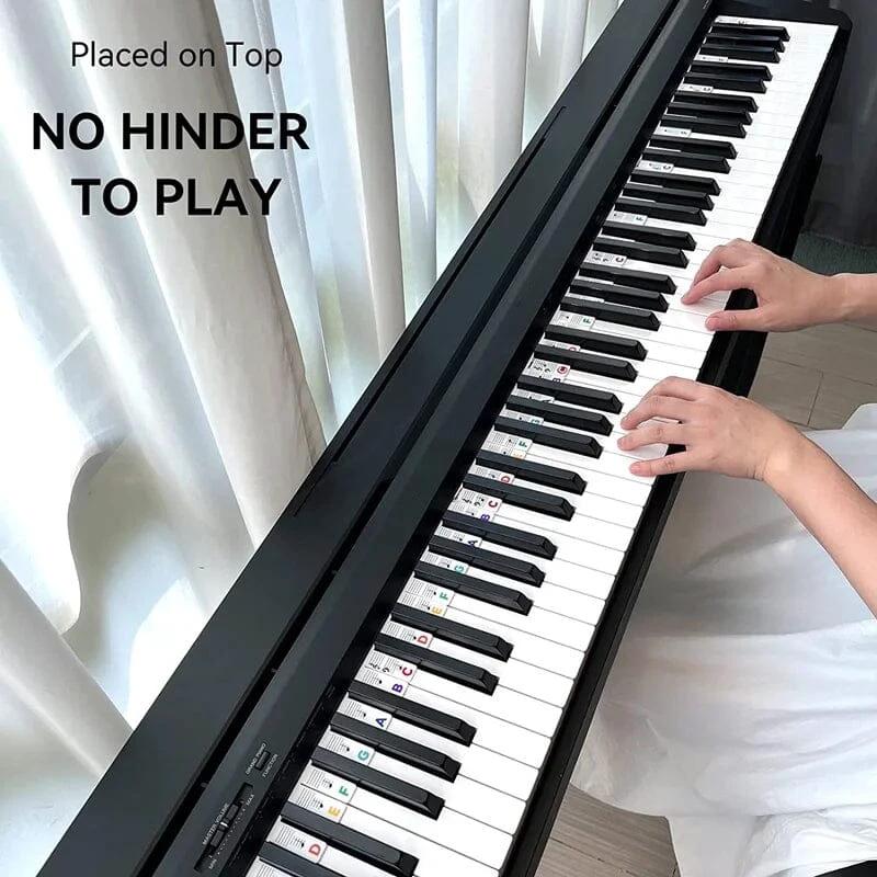 Removable Piano Keyboard Note Label by BowLift