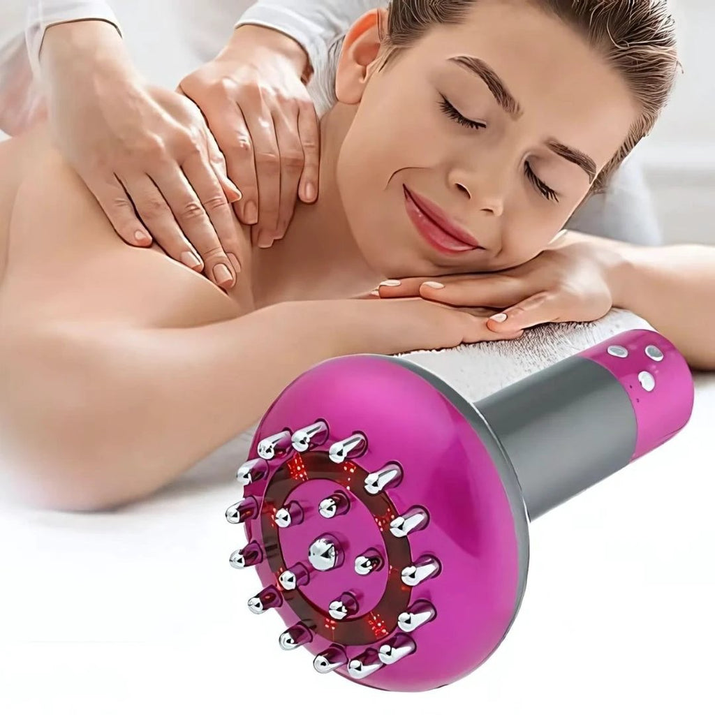 LumiSculpt Electric Cellulite Meridian Brush Massager | Skin Firming Device - Lymphatic Drainage and Muscle Relaxation for Home Use Bowlift by Bowlift