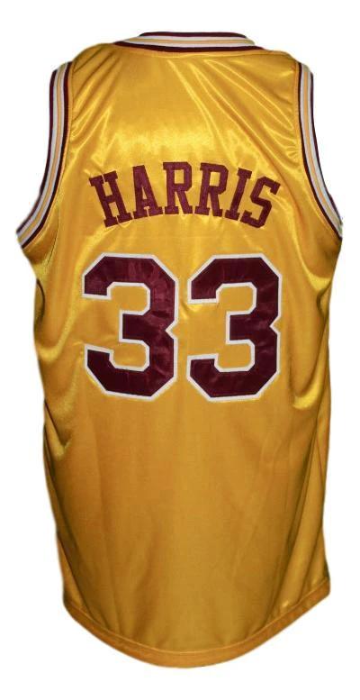 Eric Harris Jersey #33 Custom Minnesota College Basketball Yellow by My store basketball