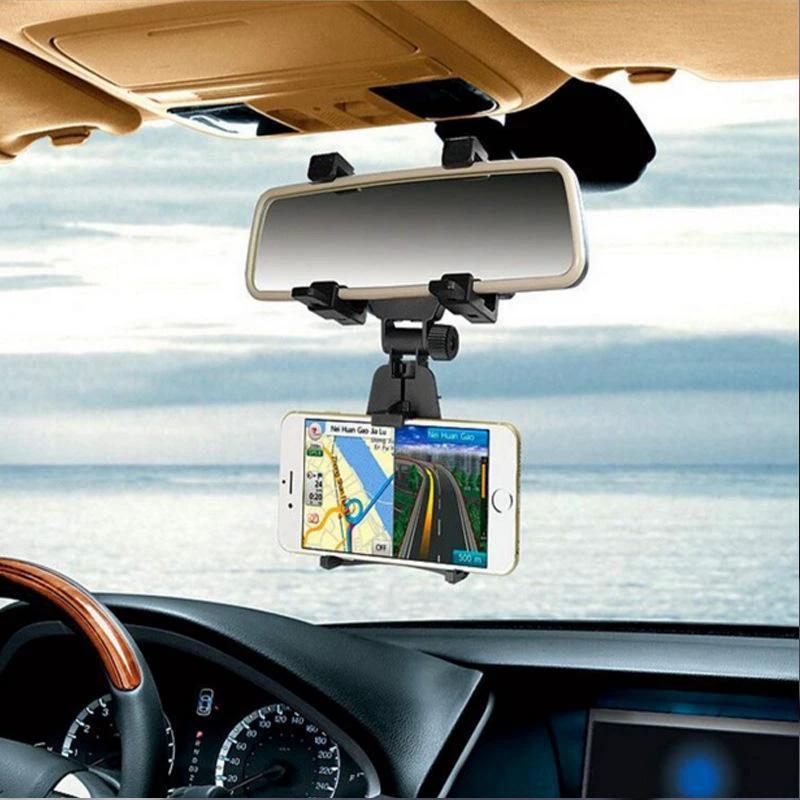 Phone holder for the rearview mirror in the car by Bowlift