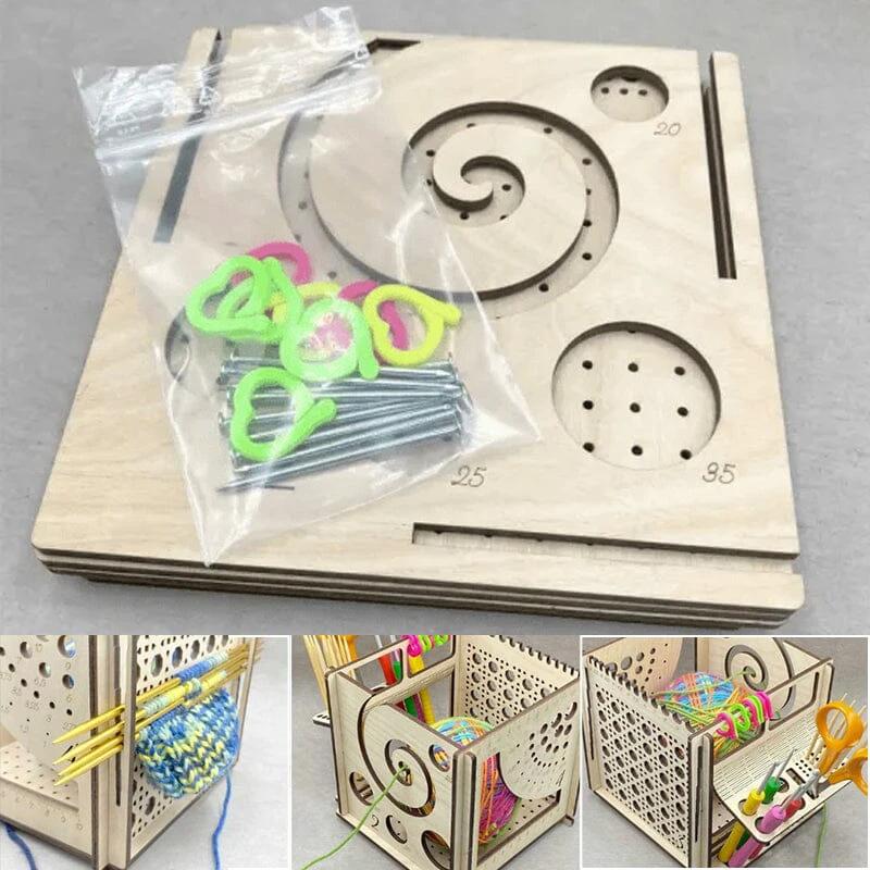 Wood bowl All-in-One – Multifunctional knitting tool by Bowlift