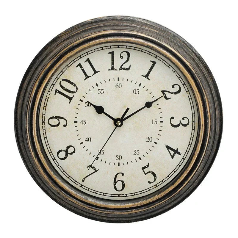 RusticCharm Vintage Wall Clock Bowlift by Bowlift