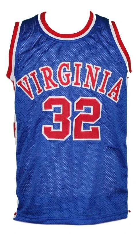 Julius Erving Jersey #32 Virginia Squires ABA Basketball Blue by My store basketball