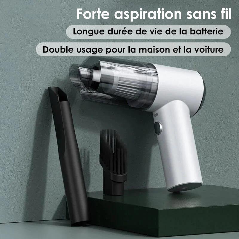Mini cordless handheld vacuum cleaner by Bowlift