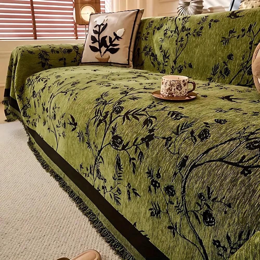 Ormel Elegant Chenille Sofa Cover by Casa & Beyond US