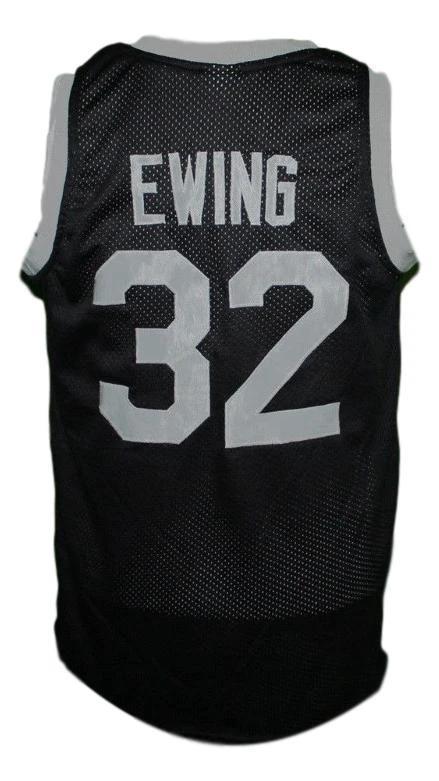 Patrick Ewing Jersey #32 Cambridge High School Basketball Black by My store basketball