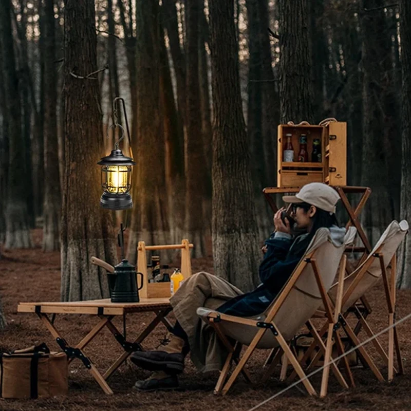 Portable multifunctional outdoor camping lamp by Bowlift