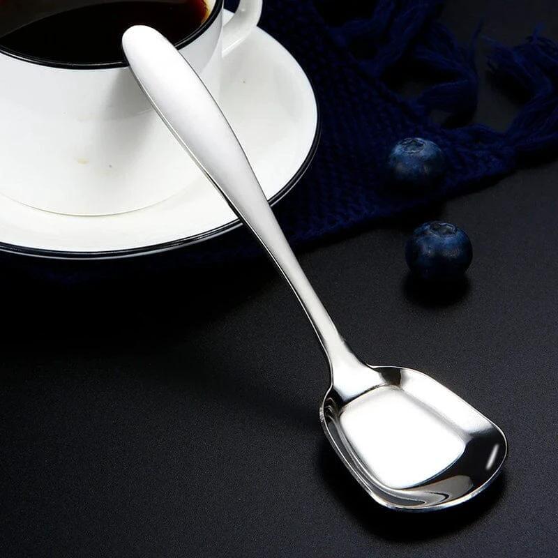 Square Head Stainless Steel Spoon by BowLift