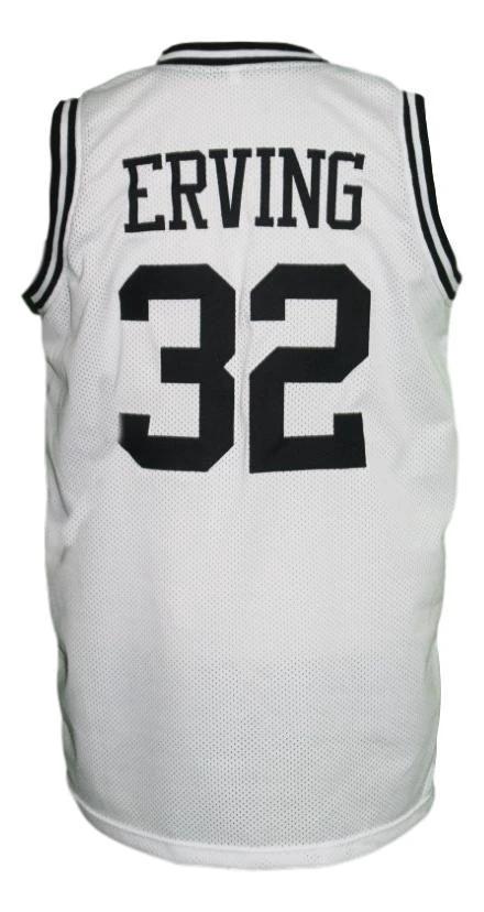 Julius Erving Dr J Jersey #32 Massachusetts College Basketball Sewn White by My store basketball