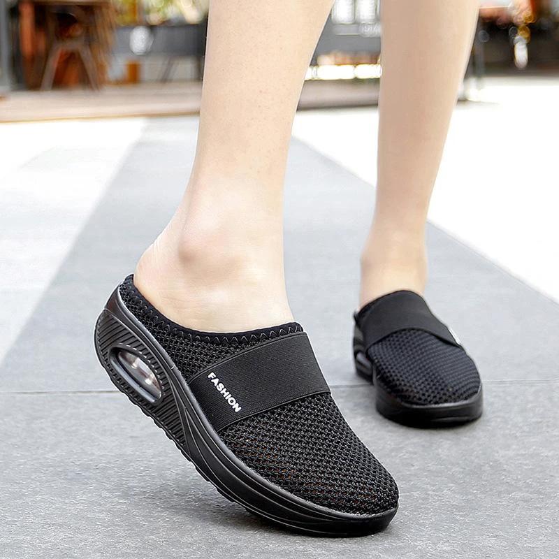 Air cushion removal orthopedic diabetic walking shoes by BowLift