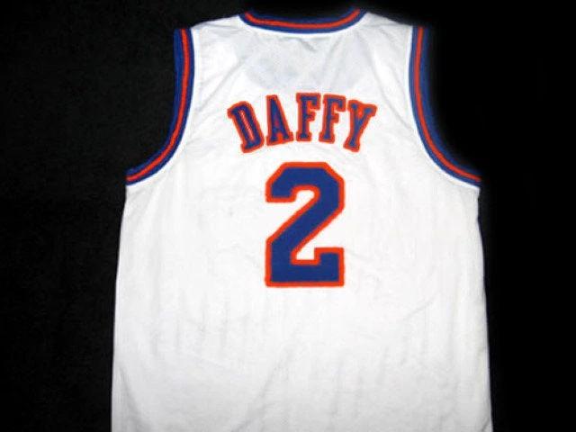 Daffy Duck Jersey #2 Tune Squad Space Jam Basketball White by My store basketball