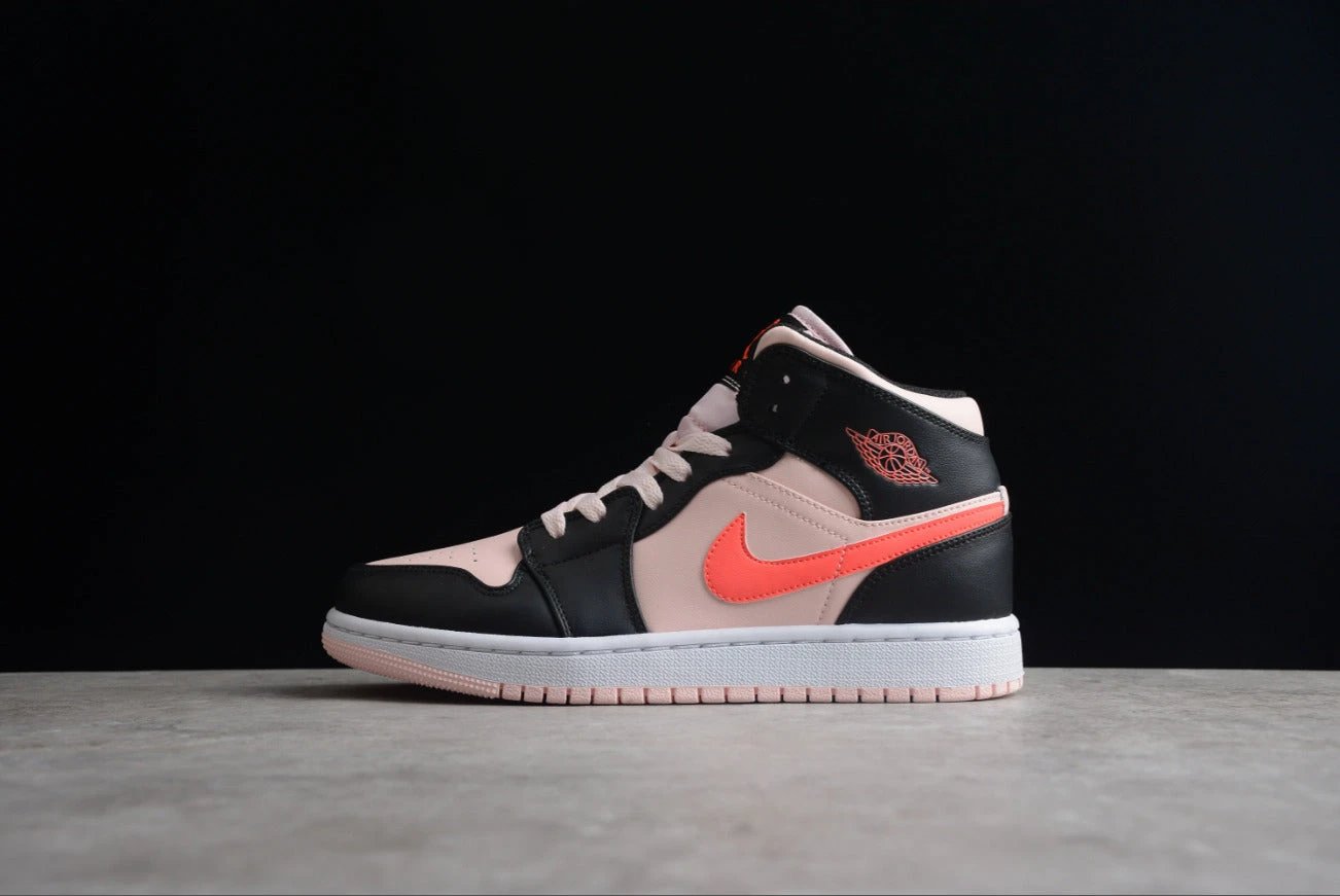 Air Jordan 1 Mid Atmosphere Black Infrared by Air Jordan