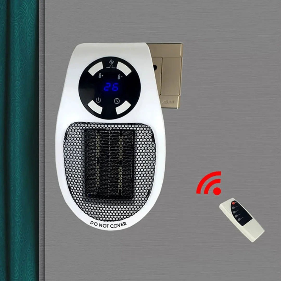WarmFlow portable heater with adjustable thermostat Bowlift by Bowlift