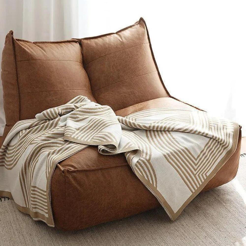 Snuggle Maze Knit Blanket by Casa & Beyond