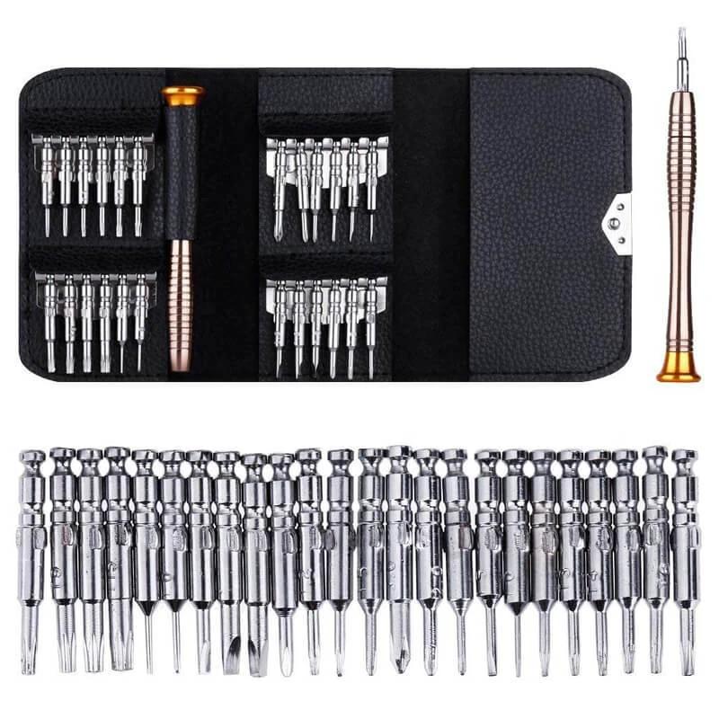 Ciaovie Mini Kit for Precision Screwdriver Repair Tools (25 pieces) by Bowlift