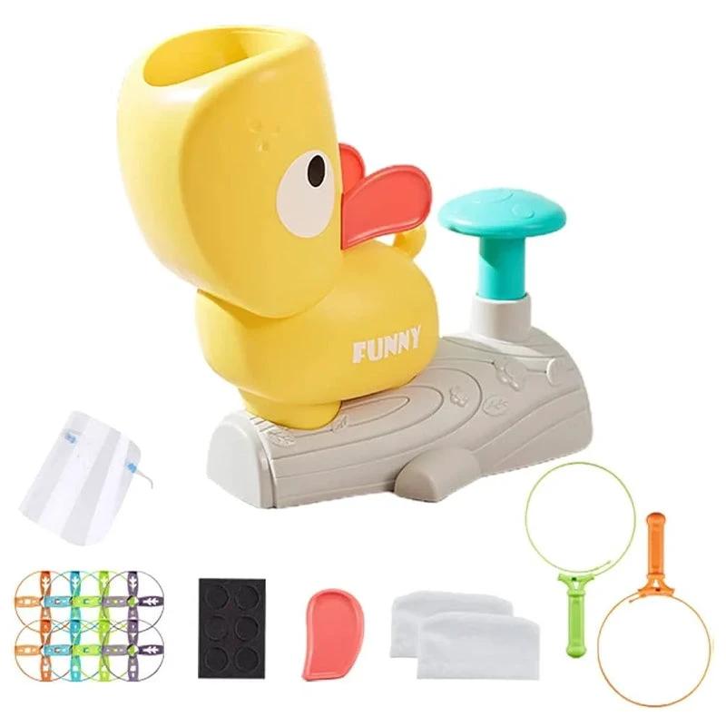 Toy flying ring catapult by Bowlift