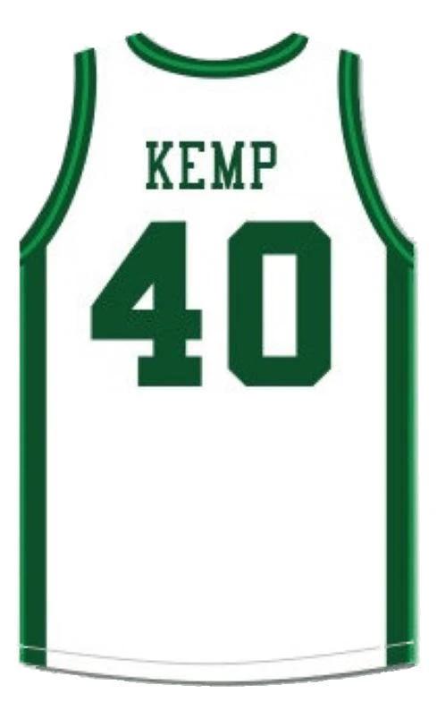Shawn Kemp Jersey #40 Concord High School Basketball Sewn White by My store basketball