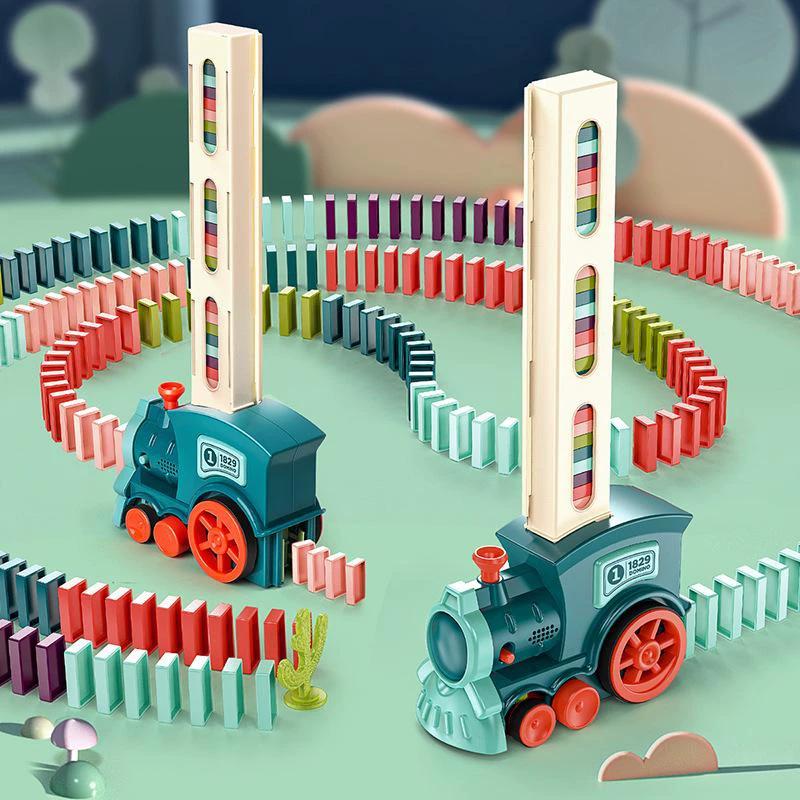 Set of Domino Construction and Stacking Toy by Bowlift
