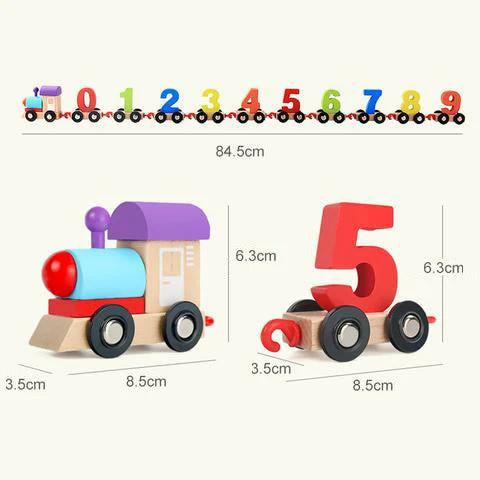 Digital Wooden Pull Toy by Bowlift