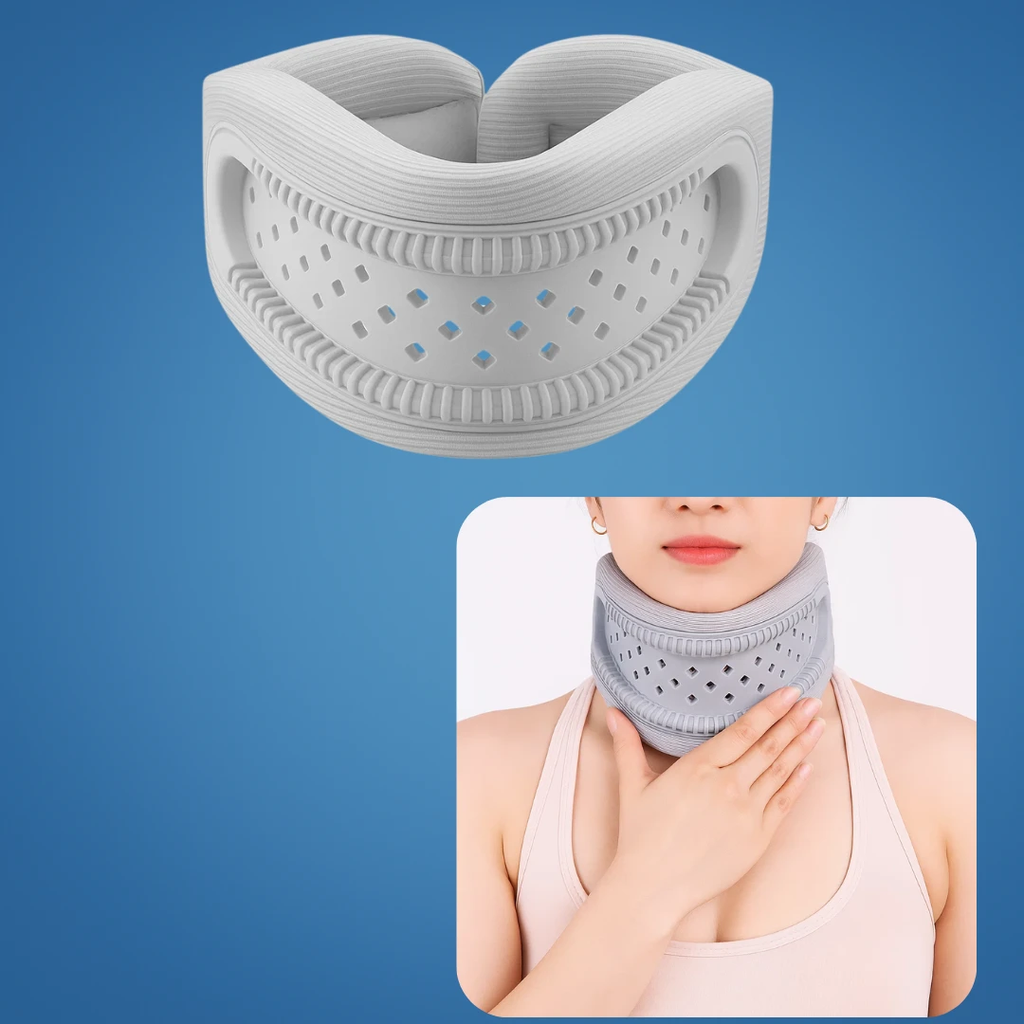 Lightweight Neck Support Brace – Foam Cushioning Breathable Design – Pain Relief for Office & Sleep Bowlift by Bowlift