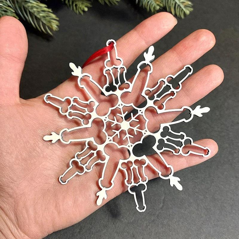 Funnier Snowflake Pendant by Bowlift