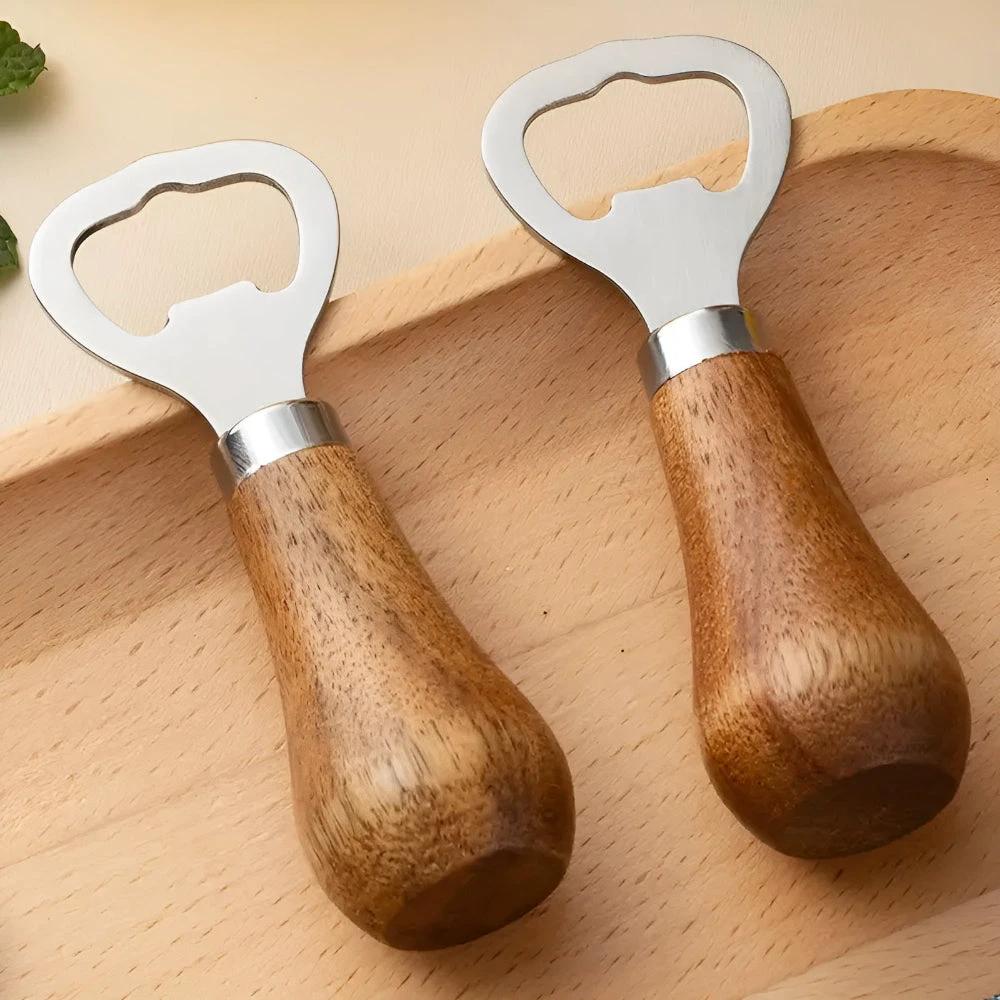 Acacia Wood Bottle Opener by Casa & Beyond