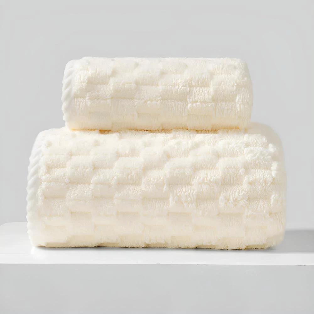 Pure Soft Fleece Towels by Casa & Beyond
