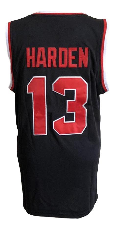 James Harden Jersey #13 LAUNFD Drew League Basketball Sewn Black by My store basketball