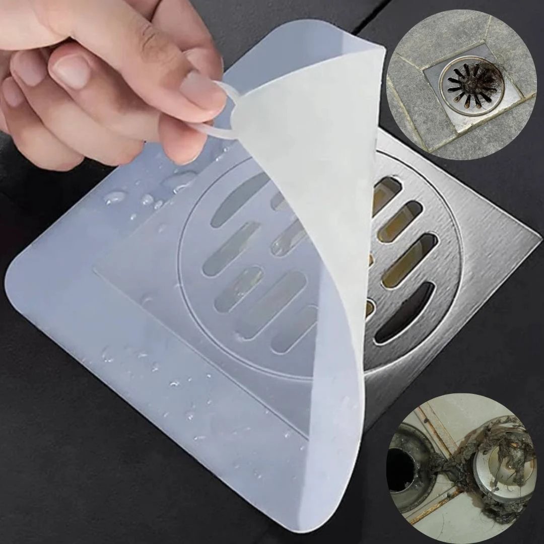 EcoFlow Shower Drain Silicone Cover | Anti Odour Mat - Catches Hair and Debris - Prevents Clogs in the Shower Bowlift by Bowlift