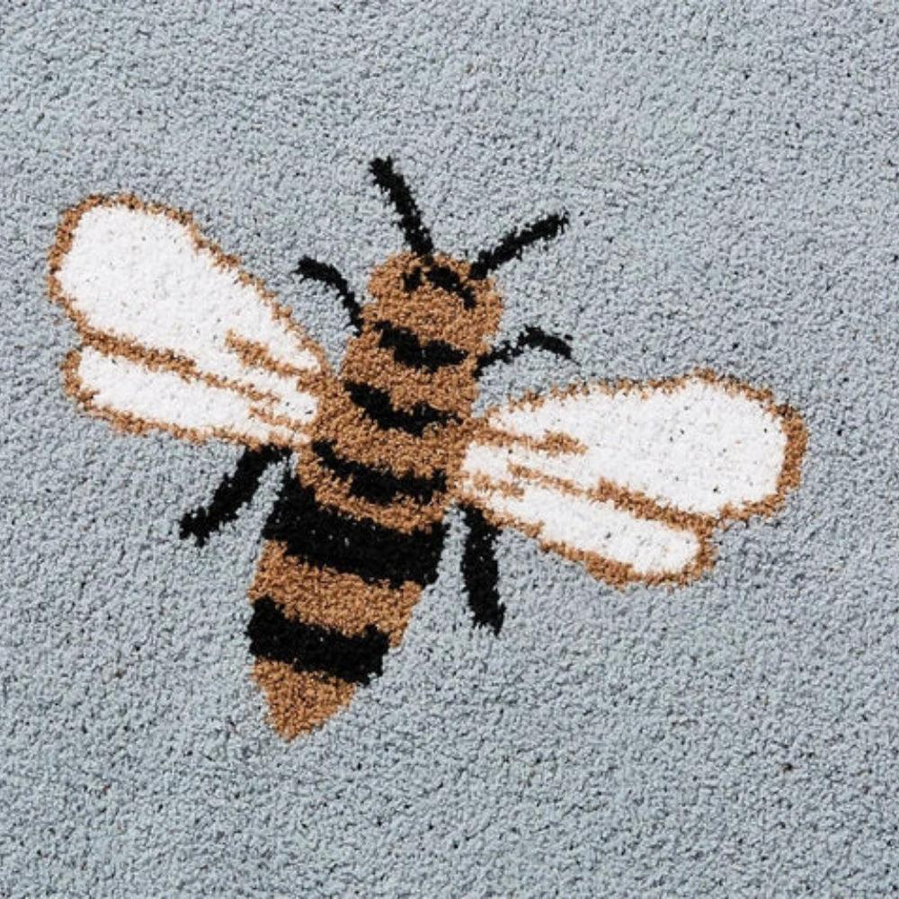 Fuzzy Bee Pattern Throw Blanket by Casa & Beyond