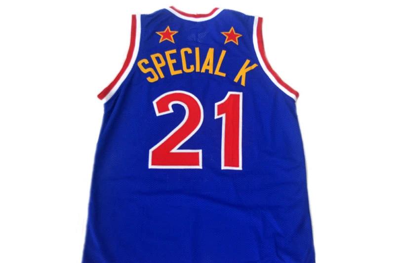Kevin Special K Jersey #21 Harlem Globetrotters Basketball Blue by My store basketball
