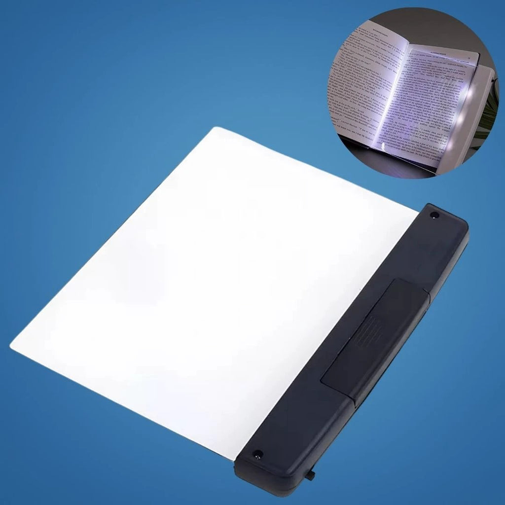 PageGlow | Flat LED Book Light – Glare‑Free Full‑Page Illumination – Slim Portable Design – Eye‑Care for Travellers & Bedtime Readers Bowlift by Bowlift