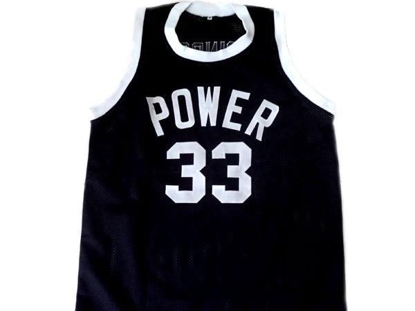 Lew Alcindor Jersey #33 Power High School Abdul Jabbar Basketball Black by My store basketball
