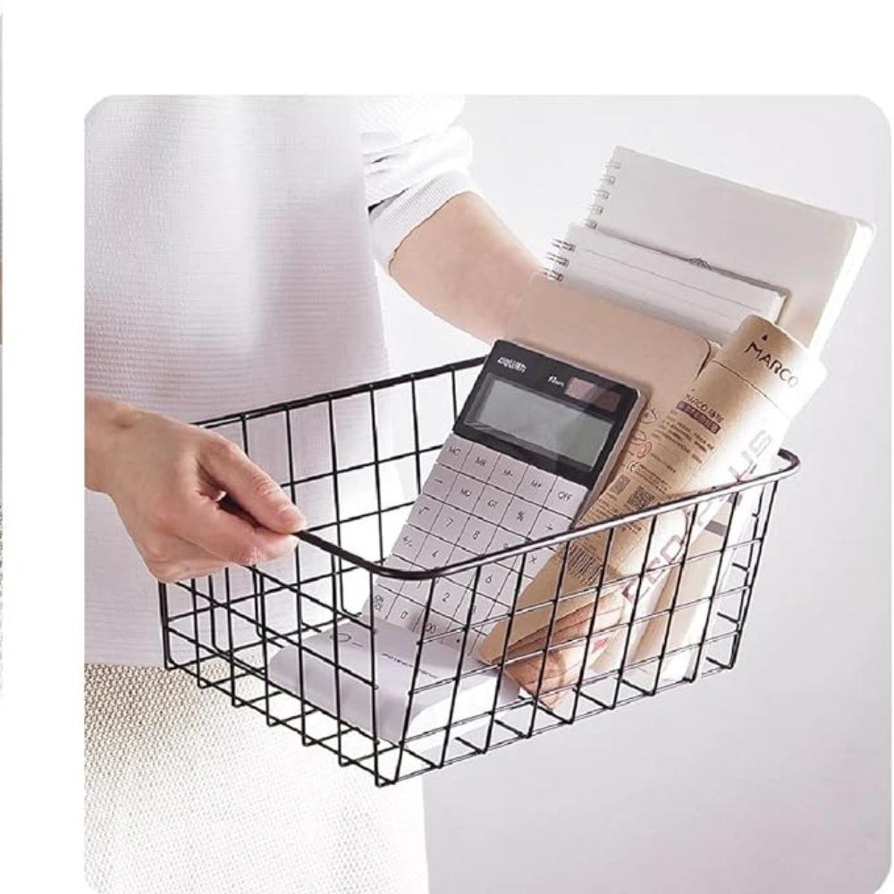Durable Wire Storage Basket by Casa & Beyond