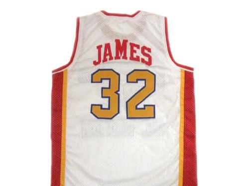 Lebron James Jersey #32 McDonald's All American Basketball White by My store basketball