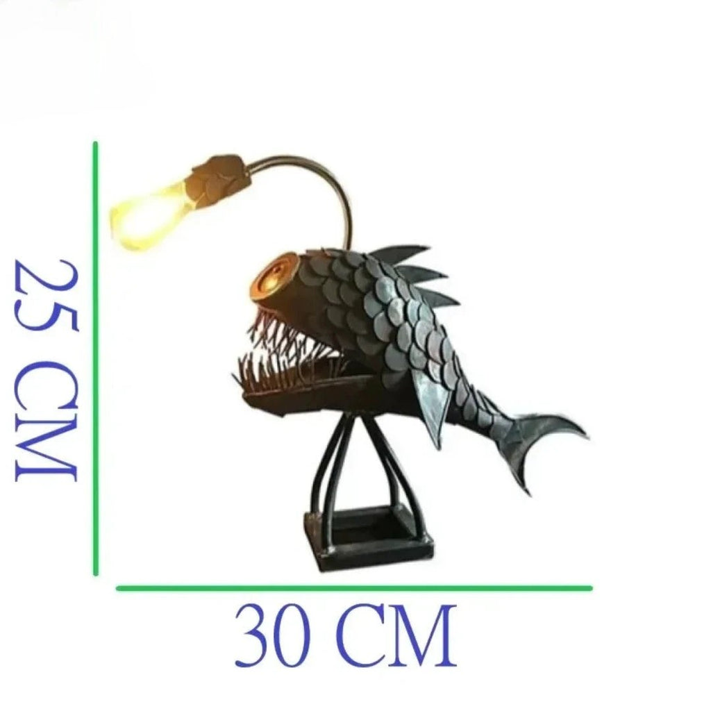 Glowfish Retro Table Lamp Bowlift by Bowlift
